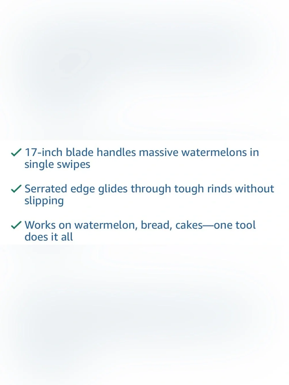 Watermelon Knife with Red Blade Sheath - Safe Storage